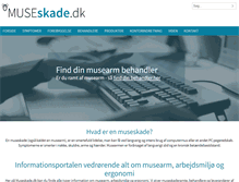 Tablet Screenshot of museskade.dk